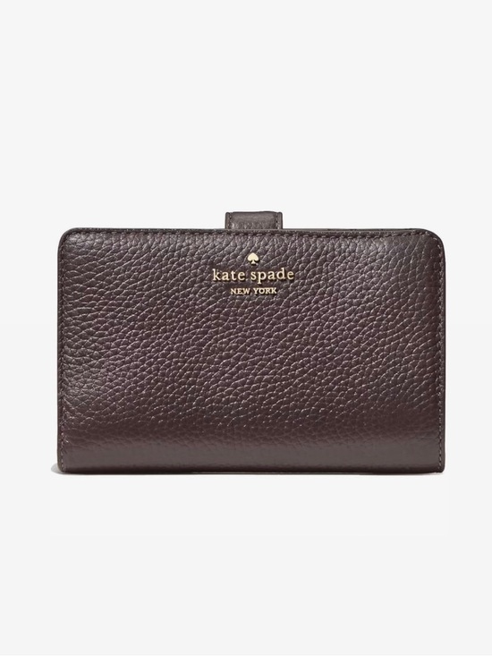 kate spade Handbags - Kate Spade - Lena Medium Compact Bifold Wallet (Hot Fudge)